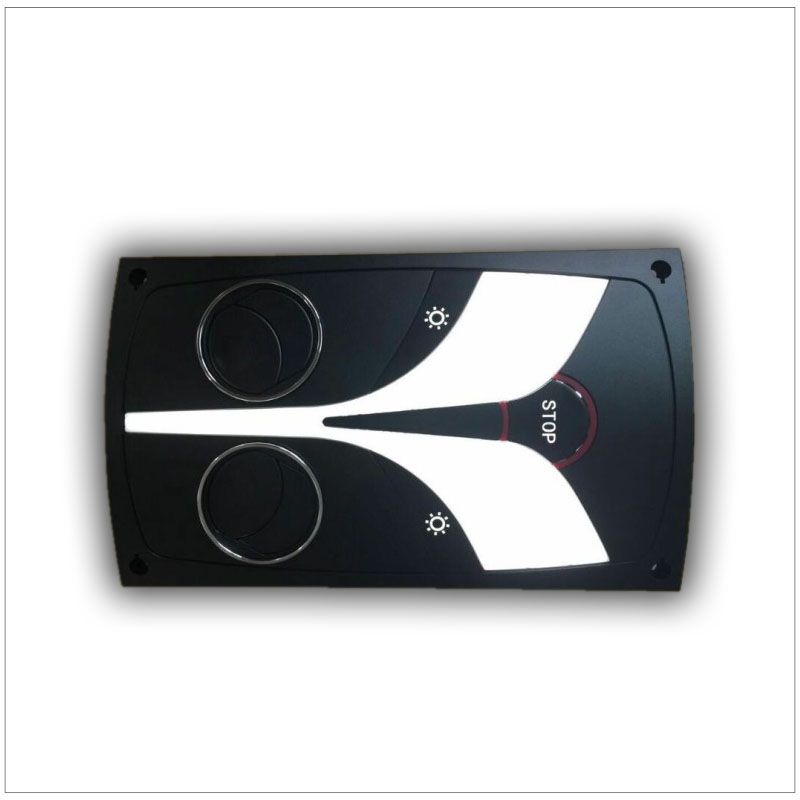 Passenger car black air conditioning outlet